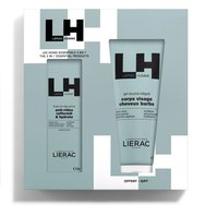 Lierac Promo Homme Global Anti-Aging, Anti-Wrinkles Firms - Moisturizes Fluid 50ml & Подарък All-Over Shower Gel 200ml