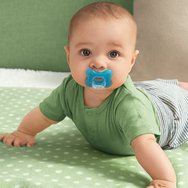 Mam Comfort Silicone Soother 0-2m 2 броя, код 126S - жълто / зелено