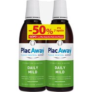 Plac Away Promo Mouthwash Daily Mild 2x500ml & проба Eco Twin-Line Flosser 1 бр