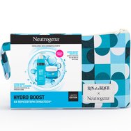 Neutrogena Promo Hydro Boost Water Gel Cleanser 200ml & Water Gel 50ml & Подарък Sun of a Beach Limited Edition торбичка 1 бр​​​​​​​