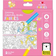 Banana Panda Looong Coloring Fun-Filled Books 2 бр - Fairies