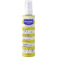 Mustela Promo Bebe High Protection Sun Spray Spf50, 200ml & Подарък плажна кърпа 1 бр