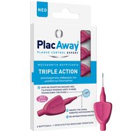 Plac Away Triple Action Iterdental Brushes Extra Soft 6 бр - ISO 0 / 0.4mm