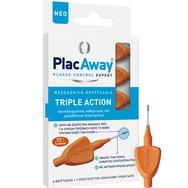 Plac Away Triple Action Iterdental Brushes Extra Soft 6 бр - ISO 1 / 0.45mm