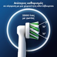 Oral-B Pro Cross Action Medium Electric Toothbrush Head White 2 бр