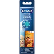 Oral-B Pro Kids The Lion King Extra Soft Electric Toothbrush Head 3 Years+, 4 бр