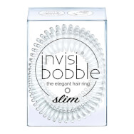 Invisibobble Slim Crystal Clear Каучук за коса 3 броя