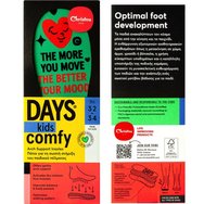 Christou Days Kids Comfy Move Your Mood Arch Support Insoles Зелен 1 Чифт, Код CH-047 - No 23 / 25