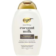 OGX Coconut Milk Nourishing Hydrating Shampoo 385ml - Хидратиращ шампоан с кокосово мляко за силна, здрава и блестяща коса OGX Coconut Milk Nourishing Hydrating Shampoo 385ml - Хидратиращ шампоан с кокосово мляко за силна, здрава и блестяща коса