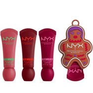 Nyx Professional Makeup Promo Matte Lip Balm Swipe 2 Smooth, Snuggle SZN, Squeeze N\' Sizzle & Smushy Keychain Holder 1 бр