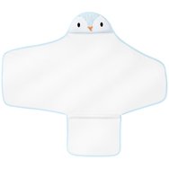 Tommee Tippee Splashtime Swaddle Dry Towel 0-6m Код CAA1017, 1 бр - Percy the Penguin