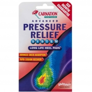 Carnation Advanced Pressure Relief Heel Pads One Size 1 чифт (2 бр.) - Залепващи стелки за абсорбиране на удари за точката на петата Carnation Advanced Pressure Relief Heel Pads One Size 1 чифт (2 бр.) - Залепващи стелки за абсорбиране на удари за точката на петата