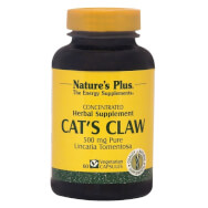 Natures Plus Cat's Claw 500mg Лечение на алергии и възпаления 60vcaps