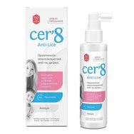 Cer'8 Anti-Lice Prevent Spray 150ml - Без мирис и ефективна 24 часова защита от въшки Cer'8 Anti-Lice Prevent Spray 150ml - Без мирис и ефективна 24 часова защита от въшки