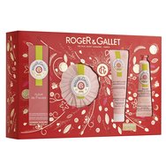 Roger & Gallet Gift Set Fleur de Figuier 30ml, Soap Bar 100gr, Body Lotion 50ml & Hand and Nail Balm 30ml