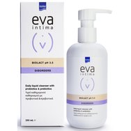 Eva Intima Biolact pH 3.5 Disorders Daily Liquid Cleanser with Probiotics & Prebiotics 250ml - Ежедневна почистваща течност за чувствителна зона с пробиотици и пребиотици Eva Intima Biolact pH 3.5 Disorders Daily Liquid Cleanser with Probiotics & Prebiotics 250ml - Ежедневна почистваща течност за чувствителна зона с пробиотици и пребиотици