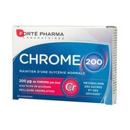 Forte Pharma Chrome 200, 30Tabs - Хранителна добавка с хром за повишаване на метаболизма и намаляване на апетита Forte Pharma Chrome 200, 30Tabs - Хранителна добавка с хром за повишаване на метаболизма и намаляване на апетита