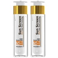 Frezyderm Комплект Sun Screen Color Velvet Face Cream Spf50+, 2x50ml - Слънцезащитен крем за лице с цвят, много висока защита и кадифена текстура