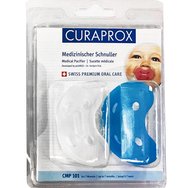 Curaprox CMP 101 Medical Silicone Pacifiere 0-7m 2 части - сини / прозрачни - Силиконова залъгалка за нулев натиск върху небцето, челюстите и зъбите Curaprox CMP 101 Medical Silicone Pacifiere 0-7m 2 части - сини / прозрачни - Силиконова залъгалка за нулев натиск върху небцето, челюстите и зъбите