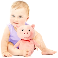 Little Baby Bum Musical Pig Singing Прасчо, Музикална плюшена играчка с 4 учебни песни