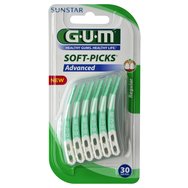 Gum Soft Picks Advanced Regular 650, Междузъбни четки 30бр