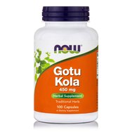 Now Foods Gotu Kola 450mg Хранителна добавка за лечение на венозна недостатъчност 100 VegCaps