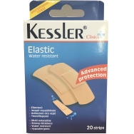 Kessler Elastic Water Resistant Стерилни водоустойчиви гумени подложки в 2 размера 20 Strips Kessler Elastic Water Resistant Стерилни водоустойчиви гумени подложки в 2 размера 20 Strips