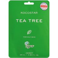 Kocostar Tea Tree Face Mask Код 5602, 1 бр - Инфузирана тонизираща маска за мазна кожа Kocostar Tea Tree Face Mask Код 5602, 1 бр - Инфузирана тонизираща маска за мазна кожа