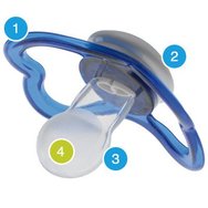 Mam Air Happy Thoughts Silicone Soother 16m+ Код 275S 2 бр