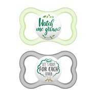 Mam Air Happy Thoughts Silicone Soother 16m+ Код 275S 2 бр