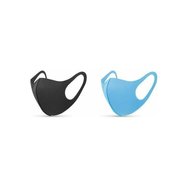 TiLi Fashion Face Mask Black & Light Blue Детски многофункционални маски синьо-черно за момче 2 броя TiLi Fashion Face Mask Black & Light Blue Детски многофункционални маски синьо-черно за момче 2 броя