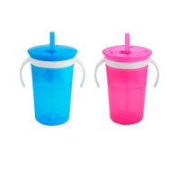 Munchkin Sippy Snack Cup Pink Стъклена чаша 225ml & Чинийка 110ml Munchkin Sippy Snack Cup Pink Стъклена чаша 225ml & Чинийка 110ml