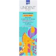 Intermed Unident Kids Fluo Max Mouthwash Детска вода за уста за интензивна грижа с прекрасен вкус на дъвка балон 250ml Intermed Unident Kids Fluo Max Mouthwash Детска вода за уста за интензивна грижа с прекрасен вкус на дъвка балон 250ml