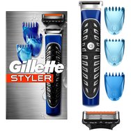 Gillette Styler All In 1 Precision Body & Beard Trimmer, Shaver & Edger 1 бр - Мъжка самобръсначка ProGlide за лице, тяло, глава и гребени за регулиране на различни дължини Gillette Styler All In 1 Precision Body & Beard Trimmer, Shaver & Edger 1 бр - Мъжка самобръсначка ProGlide за лице, тяло, глава и гребени за регулиране на различни дължини