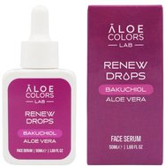 Aloe Colors Renew Drops Bakuchiol Face Serum Хидратиращ серум за лице против стареене и реконструкция за намаляване на бръчките 50ml Aloe Colors Renew Drops Bakuchiol Face Serum Хидратиращ серум за лице против стареене и реконструкция за намаляване на бръчките 50ml