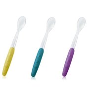 Nuk Easy Learning Soft Feeding Spoon 4m+, 2 броя - лилави
