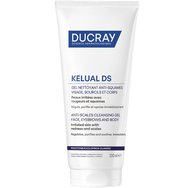 Ducray Kelual DS Anti-Irritation, Anti-Redness & Anti-Flake Foaming Gel 200ml - Пенещ се почистващ гел за лице и тяло против люспи и пърхот, намалява зачервяването, пречиства и успокоява сърбежа