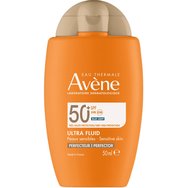 Avene Ultra Fluid Perfector Spf50+ Tinted 50ml - Антислънцезащитен крем за лице с цвят с много висока защита за чувствителна кожа Avene Ultra Fluid Perfector Spf50+ Tinted 50ml - Антислънцезащитен крем за лице с цвят с много висока защита за чувствителна кожа