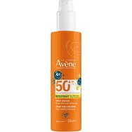 Avene for Children Spf50+ Spray 200ml - Детски слънцезащитен продукт за чувствителна кожа с тройна устойчивост на вода, пясък & пот