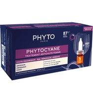 Phyto Phytocyane Anti-Hair Loss Treatment for Women for Progressive Hair Loss 12amp x 5ml - Лечение срещу прогресиращ косопад при жените Phyto Phytocyane Anti-Hair Loss Treatment for Women for Progressive Hair Loss 12amp x 5ml - Лечение срещу прогресиращ косопад при жените