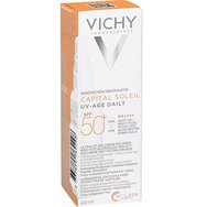 Vichy Promo Capital Soleil UV- Age Daily Spf50+, 40ml & Подарък After Sun 100ml