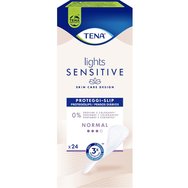 Tena Lights Sensitive Normal Превръзки за лека форма на инконтиненция, без аромат и оцветители, 24 броя