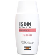 Isdin Fotoultra Redness Spf50 слънцезащитен крем за лице с висока защита за чувствителна кожа, който коригира признаците на зачервяване на кожата 50ml Isdin Fotoultra Redness Spf50 слънцезащитен крем за лице с висока защита за чувствителна кожа, който коригира признаците на зачервяване на кожата 50ml