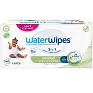 WaterWipes Textured Clean Baby Wipes 540 бр (9x60 Wipes) - Неароматизирани почистващи бебешки кърпички с 99,9% вода и екстракт от семки на грейпфрут и сапунена ягода WaterWipes Textured Clean Baby Wipes 540 бр (9x60 Wipes) - Неароматизирани почистващи бебешки кърпички с 99,9% вода и екстракт от семки на грейпфрут и сапунена ягода