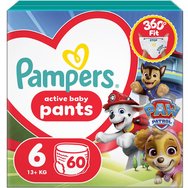 Pampers Pants Paw Patrol Limited Edition No6 (13+kg) Пелени гащички 60 броя Pampers Pants Paw Patrol Limited Edition No6 (13+kg) Пелени гащички 60 броя