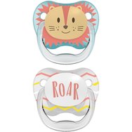 Dr. Brown's PreVent Orthodontic Silicone Soother Код 16/PV12015 ES 0-6m, 2 Броя - Тюркоаз / Сиво - Ортодонтска Силиконова Залъгалка
