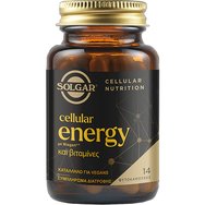 Solgar Cellular Energy 14veg.caps - Хранителна добавка с Niagen, витамини B и C, за подпомагане на нормалния клетъчен метаболизъм и производството на енергия, допринасяща за намаляване на умората и отпадналостта с антиоксидантна защита.