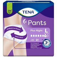 Tena Pants Plus Night Unisex 12 бр - Large 100-135cm - Абсорбиращо бельо при тежка инконтиненция Tena Pants Plus Night Unisex 12 бр - Large 100-135cm - Абсорбиращо бельо при тежка инконтиненция