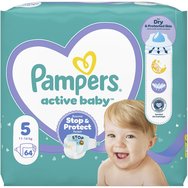 Pampers Active Baby No5 (11-16kg) Giant Pack 64 пелени