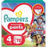 Pampers Pants Paw Patrol Limited Edition No4 (9-15kg) Пелени тип гащички 72 пелени